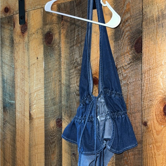 NWOT Jean Tank top - Picture 2 of 2